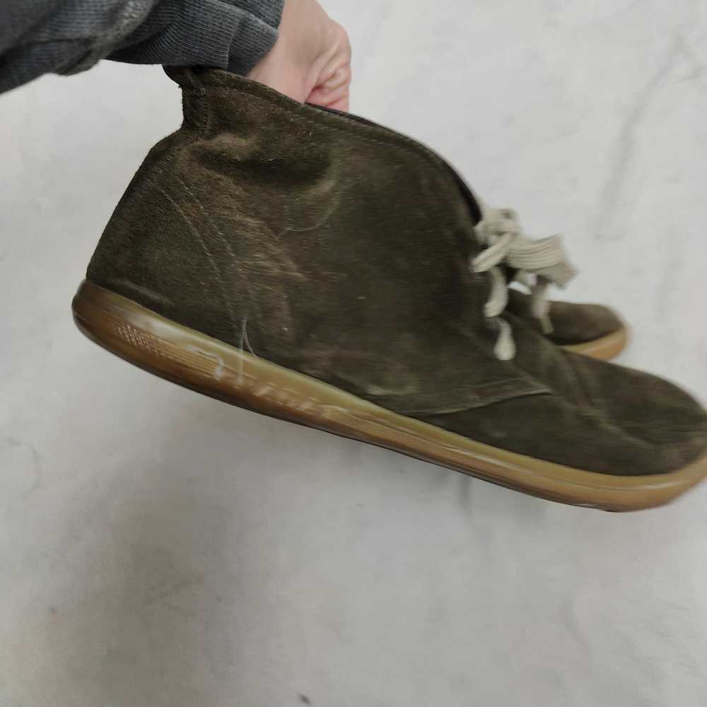 Prada Prada Suede Chukka Boots Mens 9.5 Olive Gre… - image 2