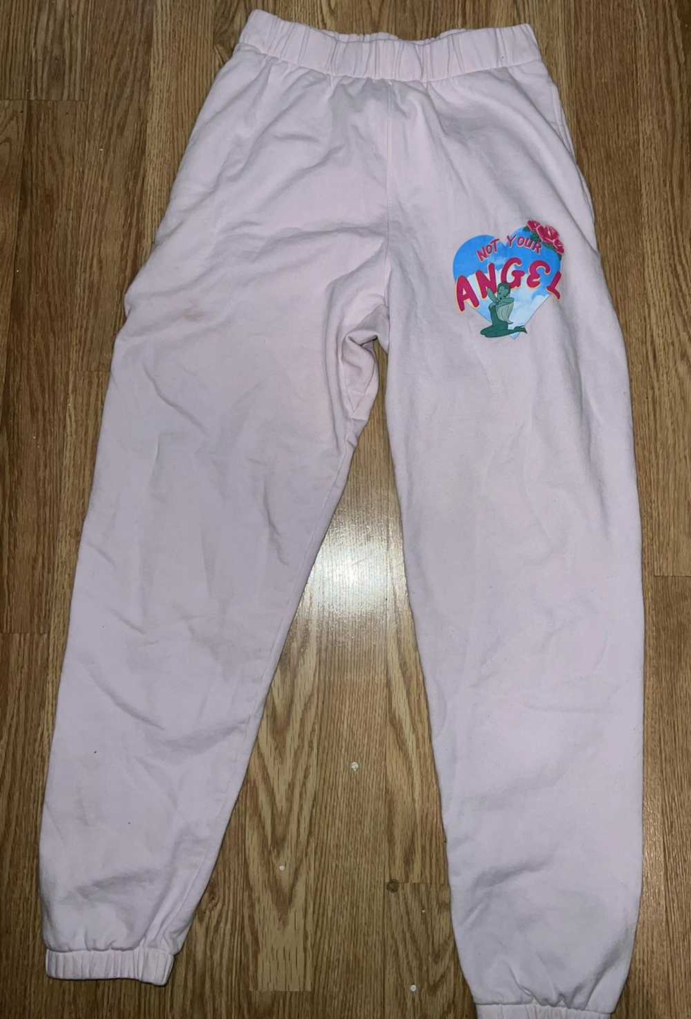 Boys Lie Not your angel pink BOYS LIE sweatpants - image 1