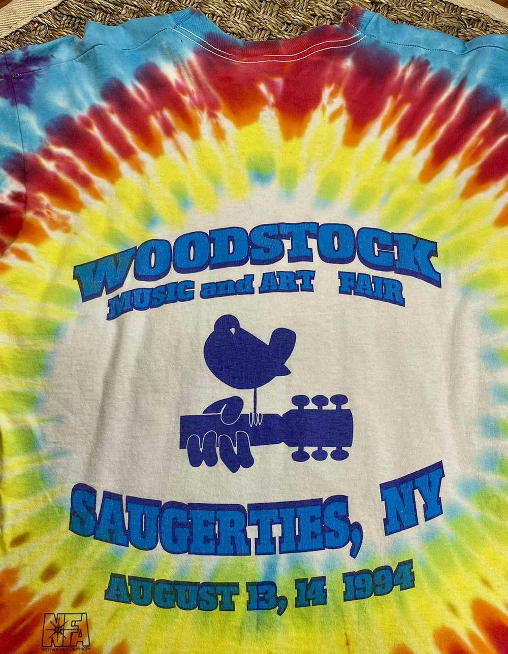 Band Tees × Vintage Vintage Woodstock 1994 Tour T… - image 2