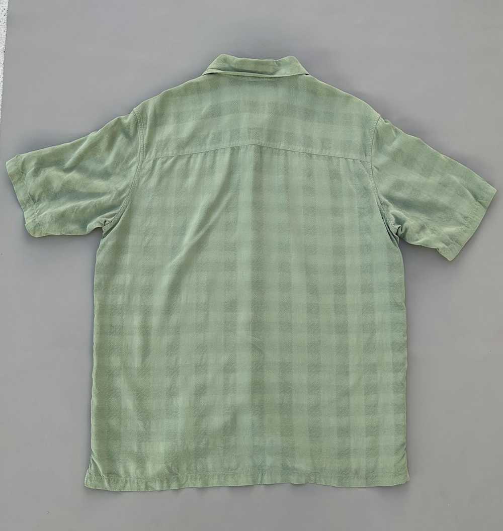 Japanese Brand × Other Green Silk Shirt - image 7