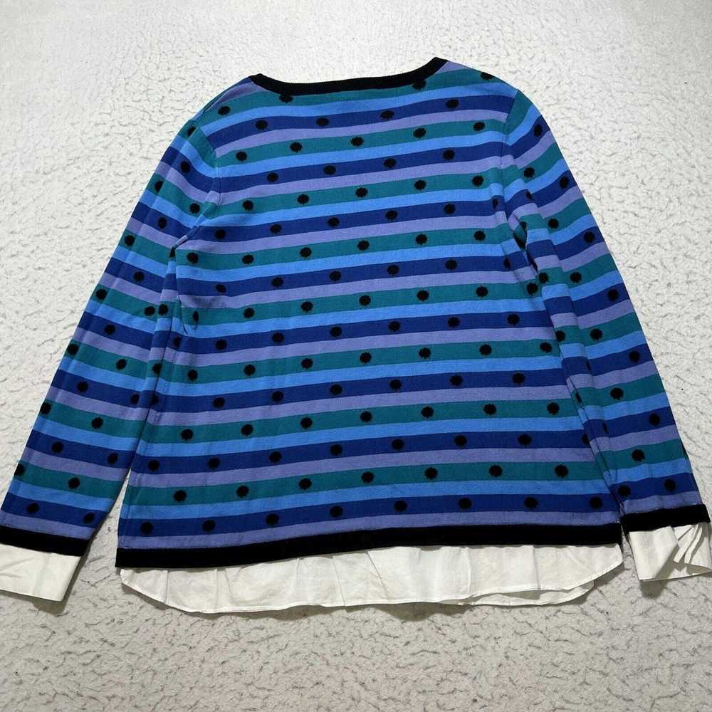 Other Talbots Crewneck Sweater Polka Dot Purple B… - image 10
