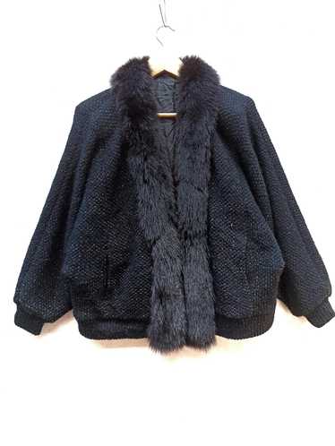 Saga MINK With Fox Collar FUR JACKET Great Shape. siz… - Gem