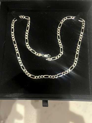 Cuban Link Chain × Gold × Jewelry 14k White Gold F