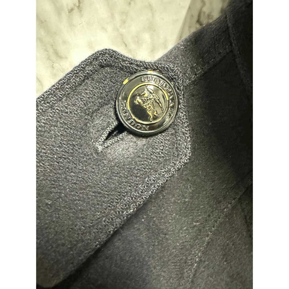 Burberry Burberry Wool cashmere buttons Long Blac… - image 10