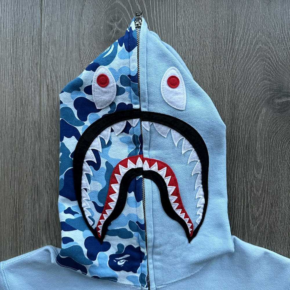 Bape ABC Camo Shark Full Zip Hoodie - image 2