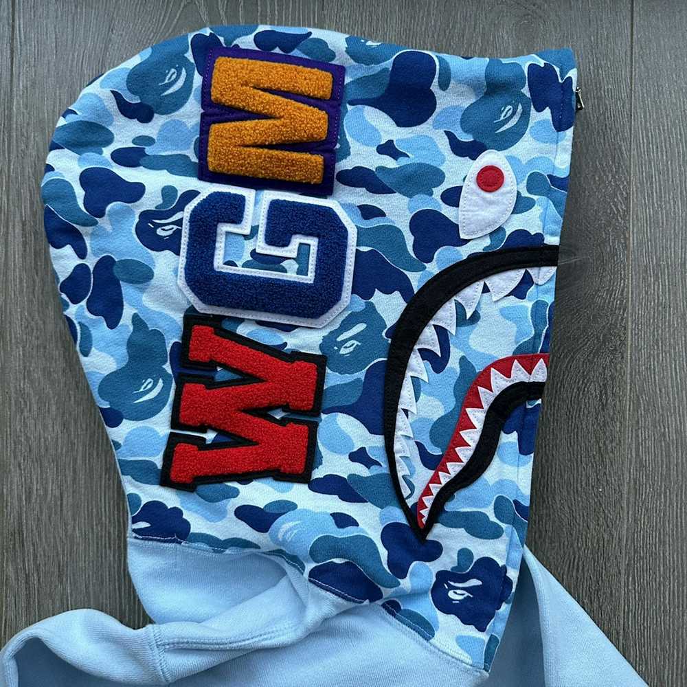 Bape ABC Camo Shark Full Zip Hoodie - image 3