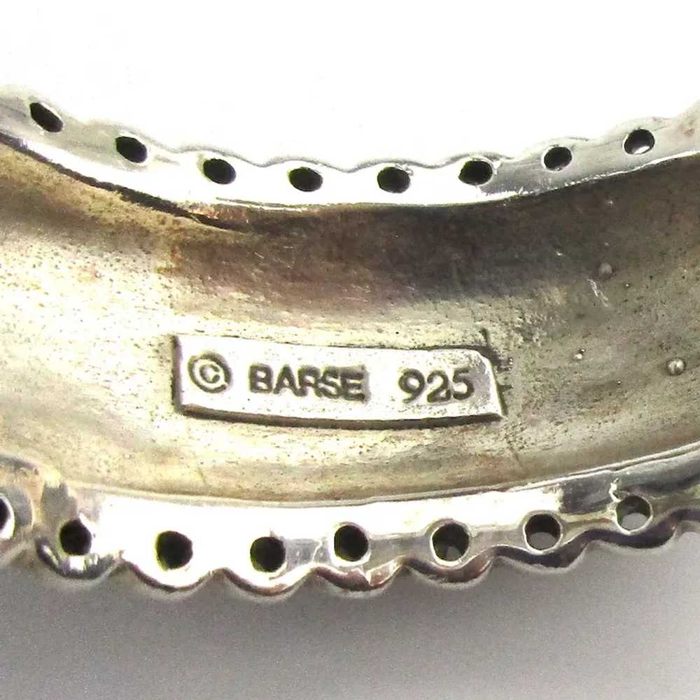 Vintage BARSE Sterling Silver Cuff Bracelet - A S… - image 7
