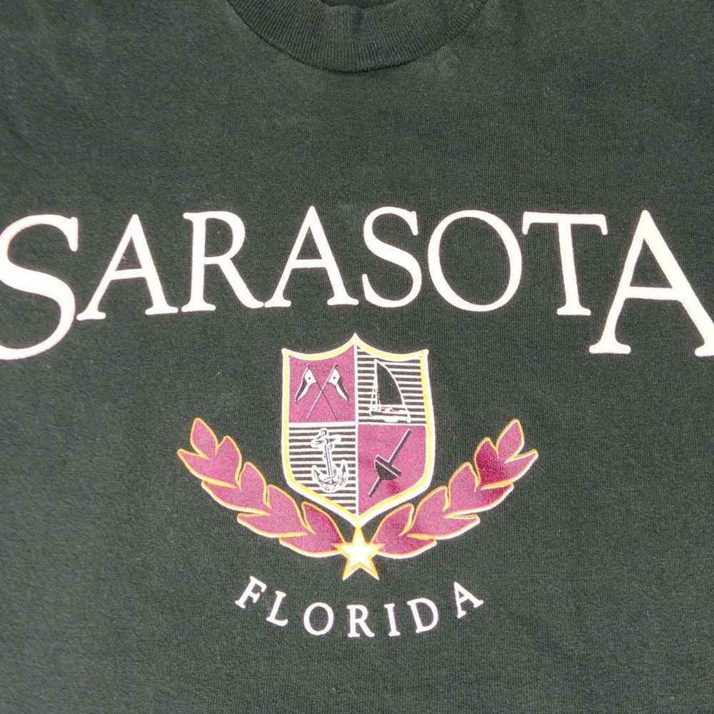 VTG 90s Sarasota Florida Adult Medium T-shirt Sin… - image 3