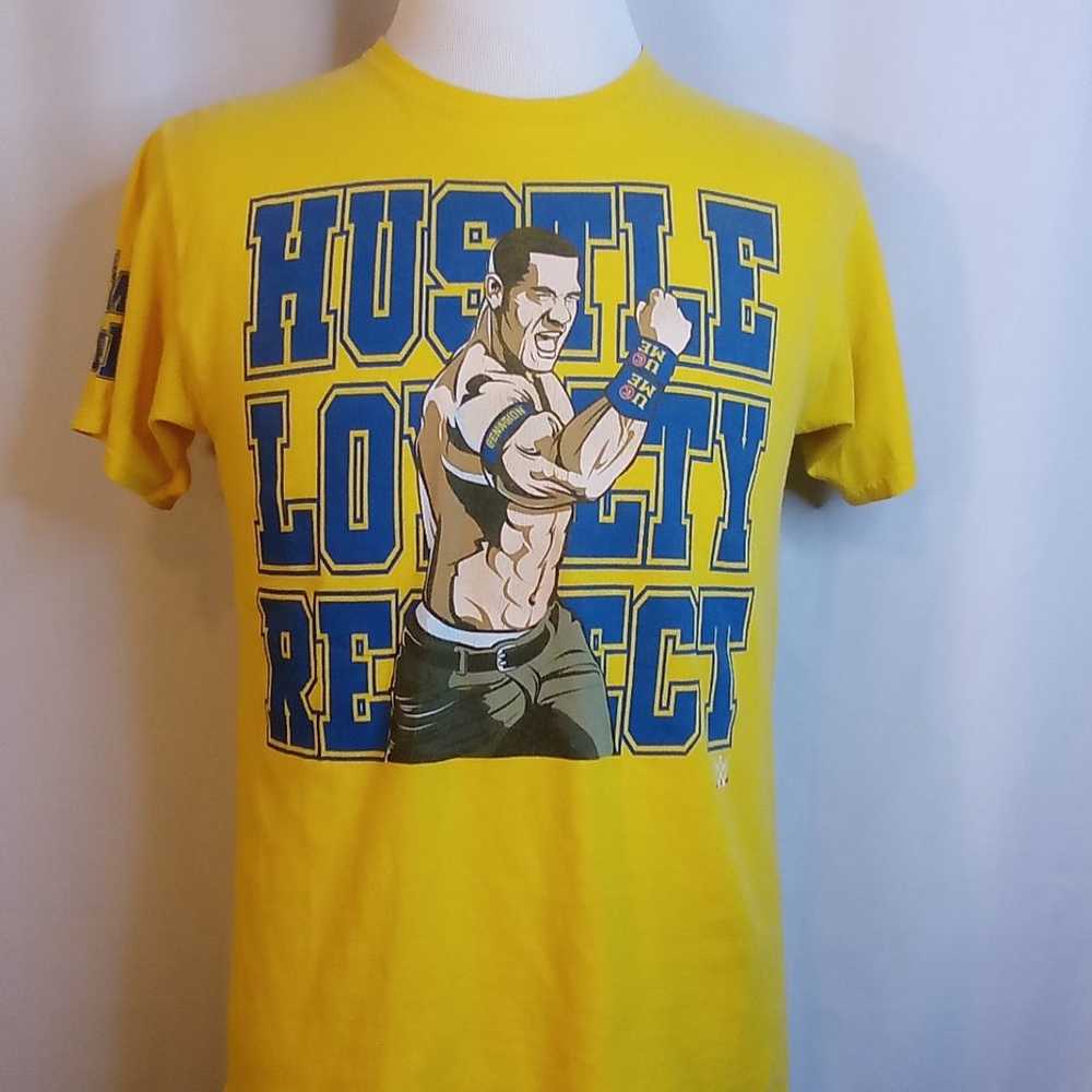 John Cena T-shirt M Can’t See Me Hustle Loyalty R… - image 1