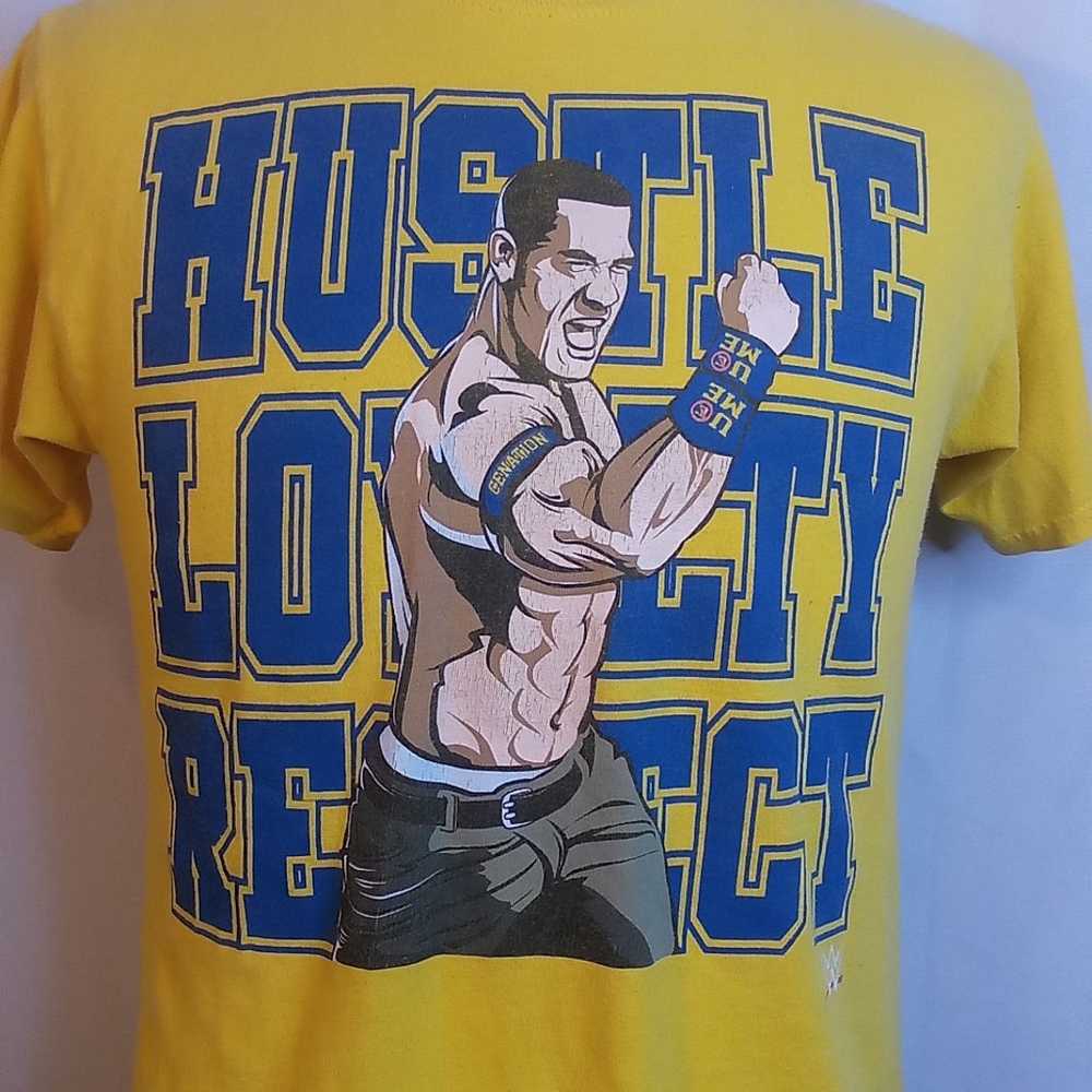 John Cena T-shirt M Can’t See Me Hustle Loyalty R… - image 2