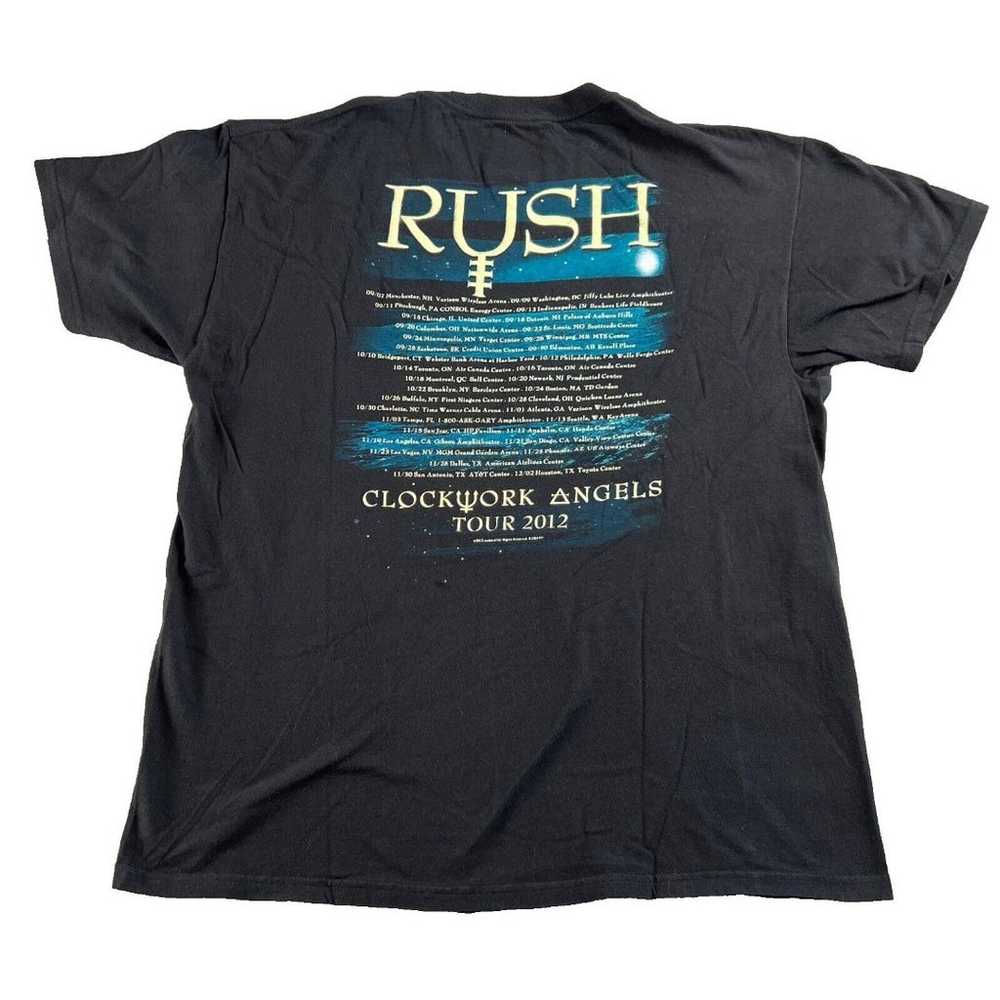 Rush Clockwork Angels Tour 2012 Shirt Mens Large … - image 2