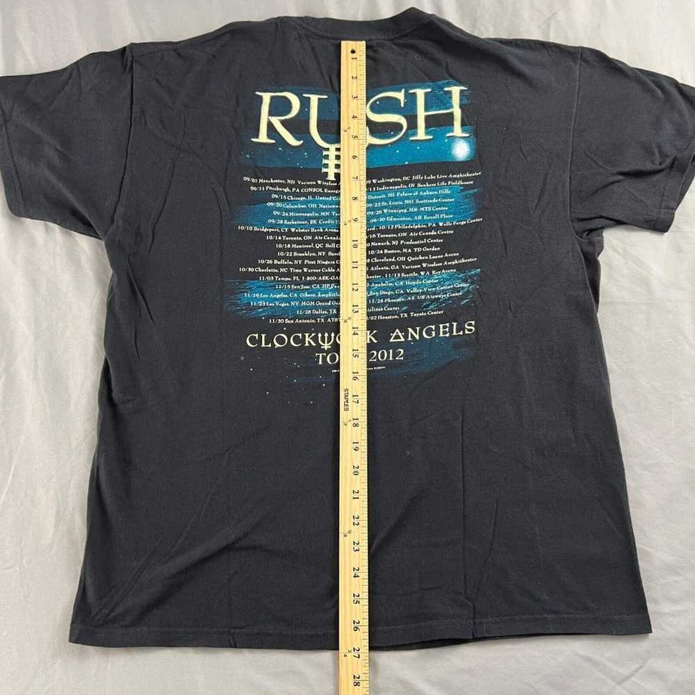 Rush Clockwork Angels Tour 2012 Shirt Mens Large … - image 4