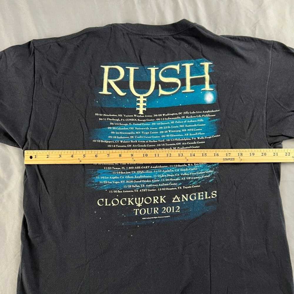 Rush Clockwork Angels Tour 2012 Shirt Mens Large … - image 5