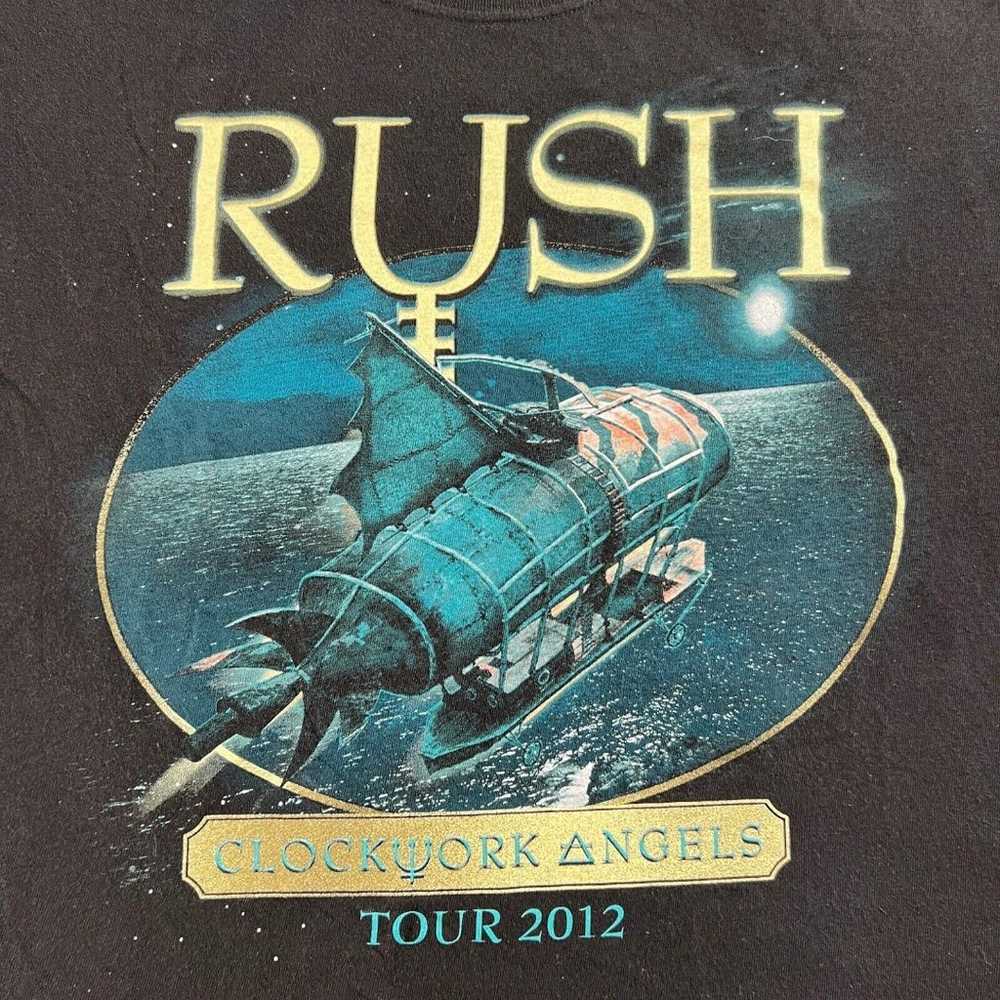 Rush Clockwork Angels Tour 2012 Shirt Mens Large … - image 6