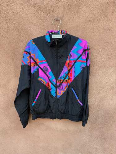 Santa Fe Style 90's Windbreaker Jacket - image 1