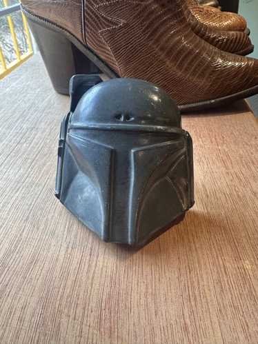 Brushed Pewter Boba Fett Belt Buckle