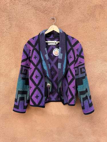 Cropped Kokopelli Tapestry Jacket - image 1