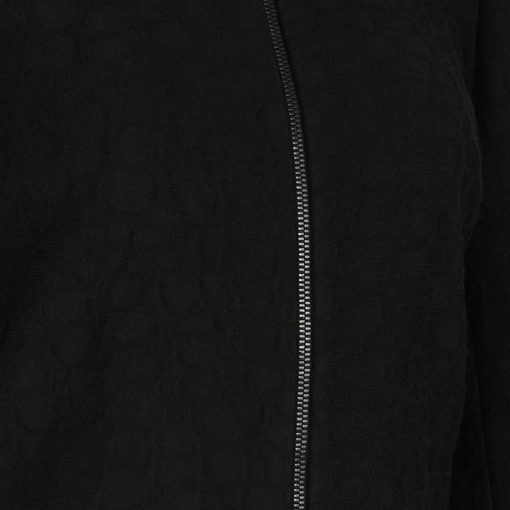Alaia Alaia Black Embossed Cosmos Bolero Jacket - image 8