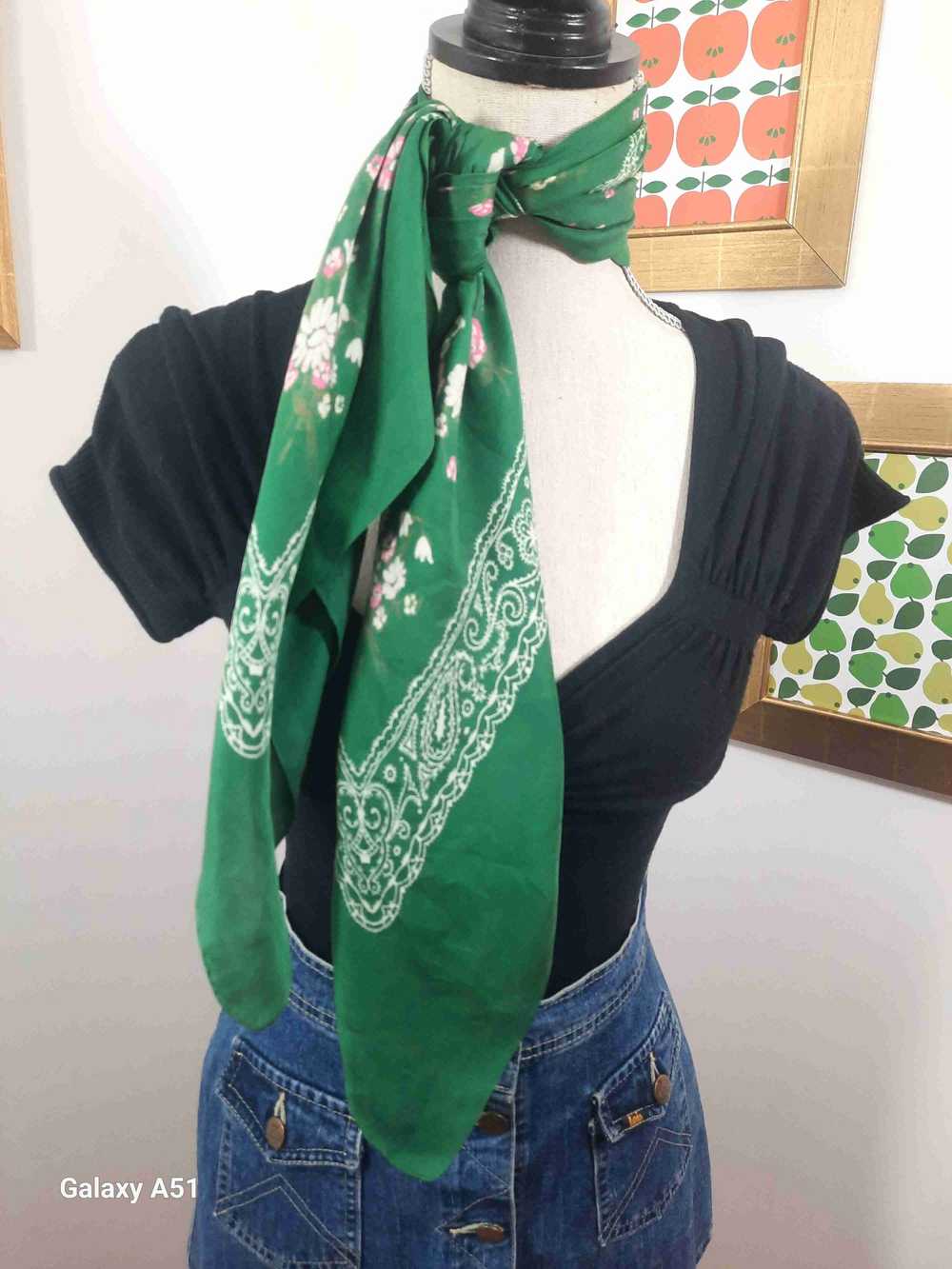 Silk scarf - image 5