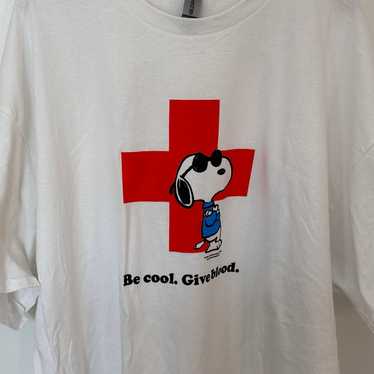 Be Cool Give Blood snoopy American Red Cross