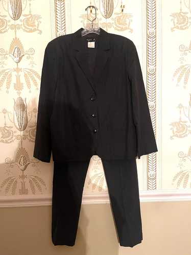 Agnes B. Pinstripe Cotton Pant Suit (42)