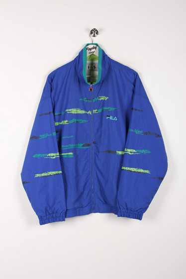 90's Fila Track Jacket Blue XL