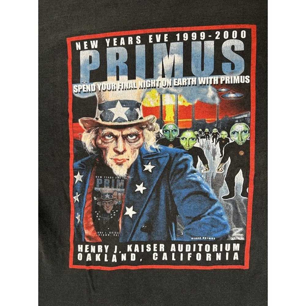 Vintage Primus T-Shirt Size L New Years Concert M… - image 4