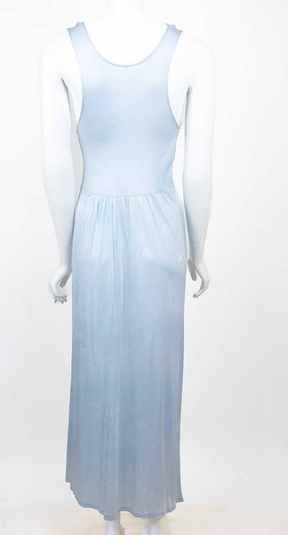 1940s-50s Rogers Run Proof Rayon Tricot Nightgown - image 3