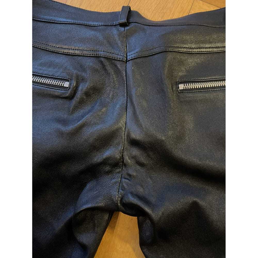 Anine Bing Leather slim pants - image 7