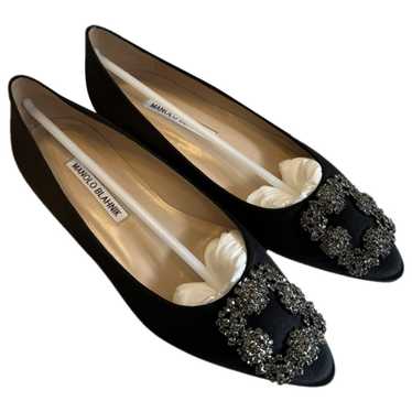 Manolo Blahnik Hangisi cloth ballet flats - image 1