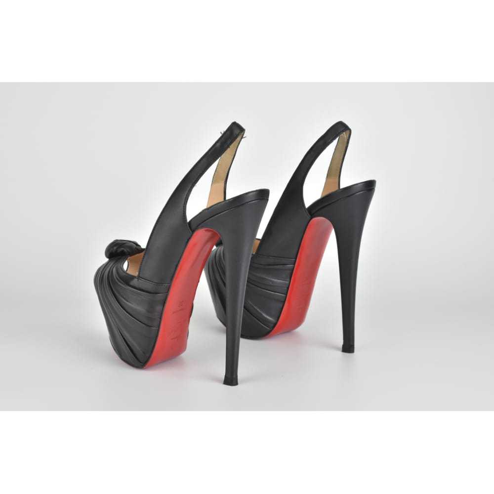 Christian Louboutin Private Number leather heels - image 10