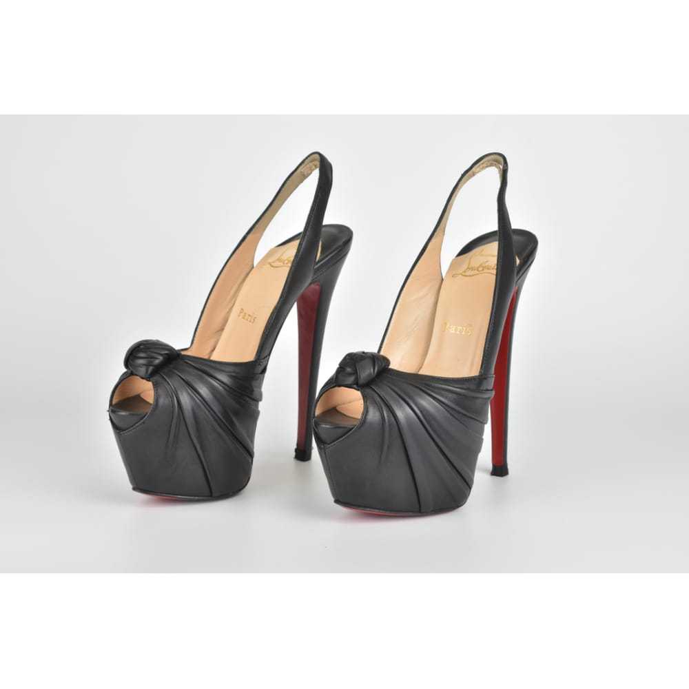 Christian Louboutin Private Number leather heels - image 11