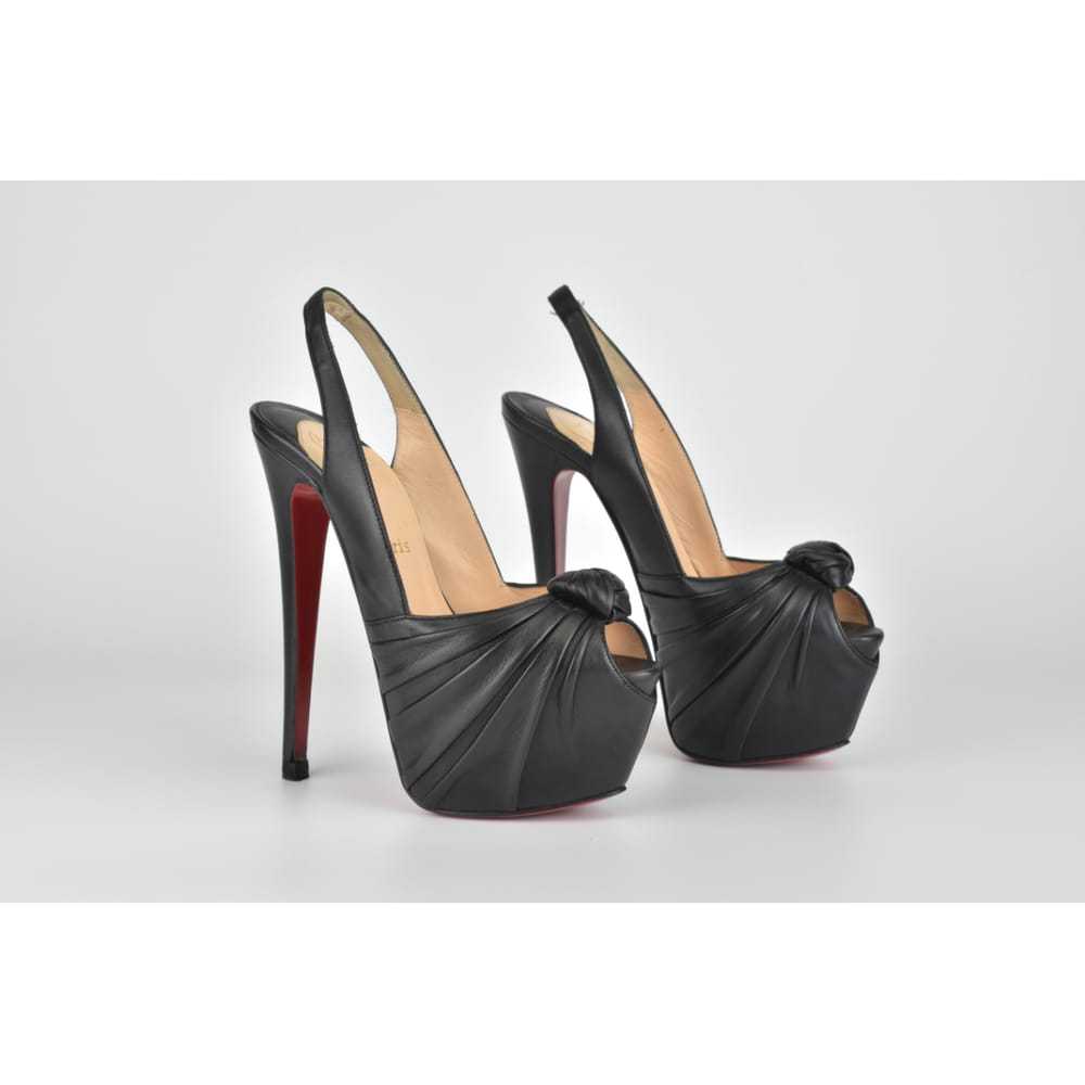 Christian Louboutin Private Number leather heels - image 6