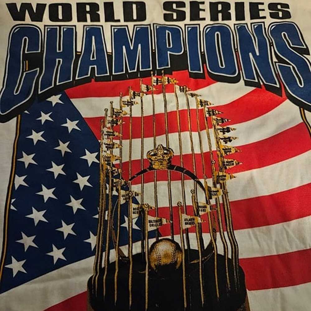 1995 Tshirt Atlanta Braves World Series Champions - image 5