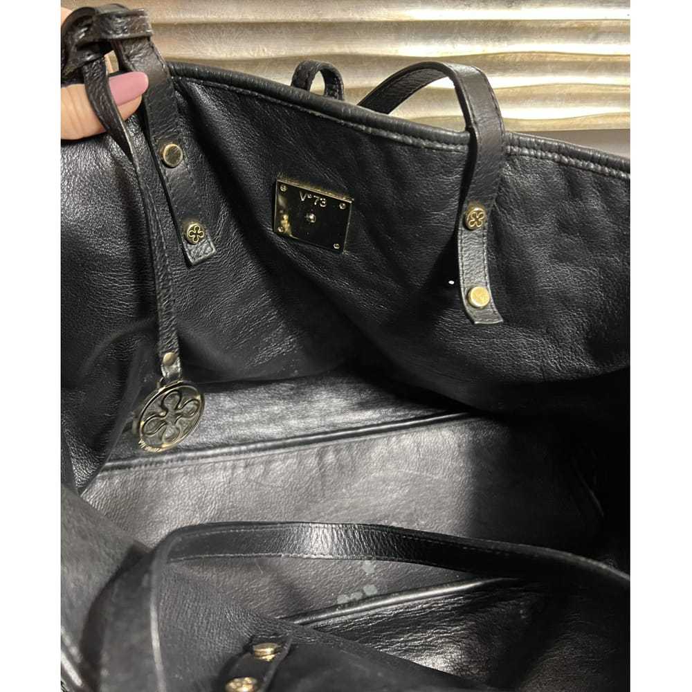 V 73 Leather handbag - image 5