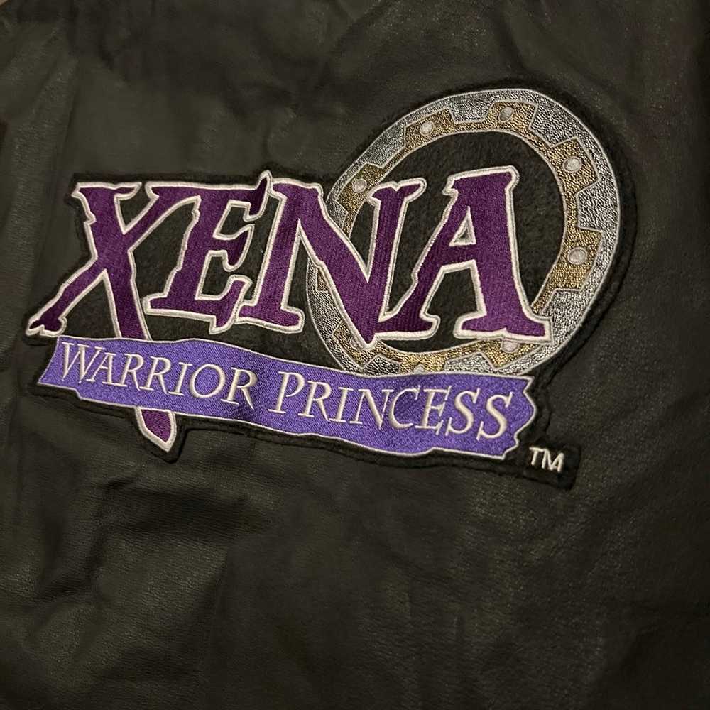 Vintage Xena Warrior Princess Leather Jacket size… - image 2