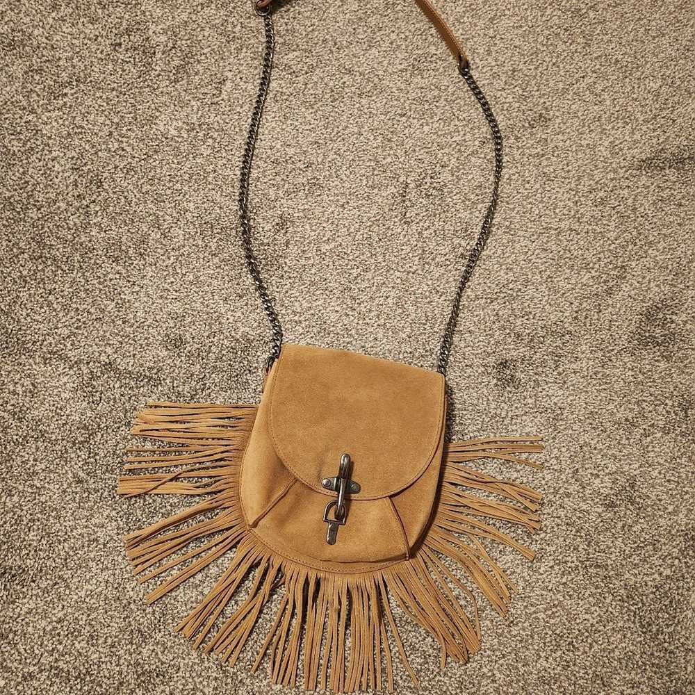 Lucky Brand Genuine Suede Fringe purse - image 2