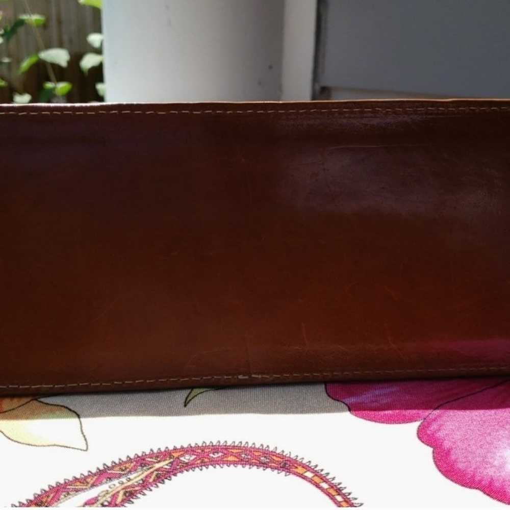 Kenneth Cole Rare Leather Shouler Bag Clutch 100%… - image 3