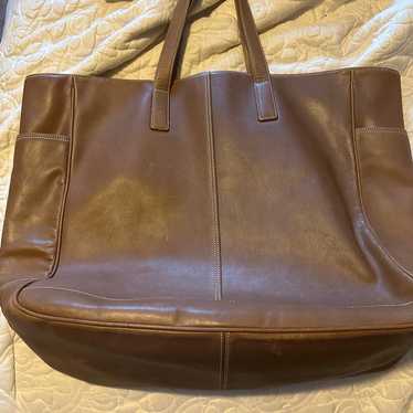 Big Brown Spacious Tote Bag by Coach - image 1