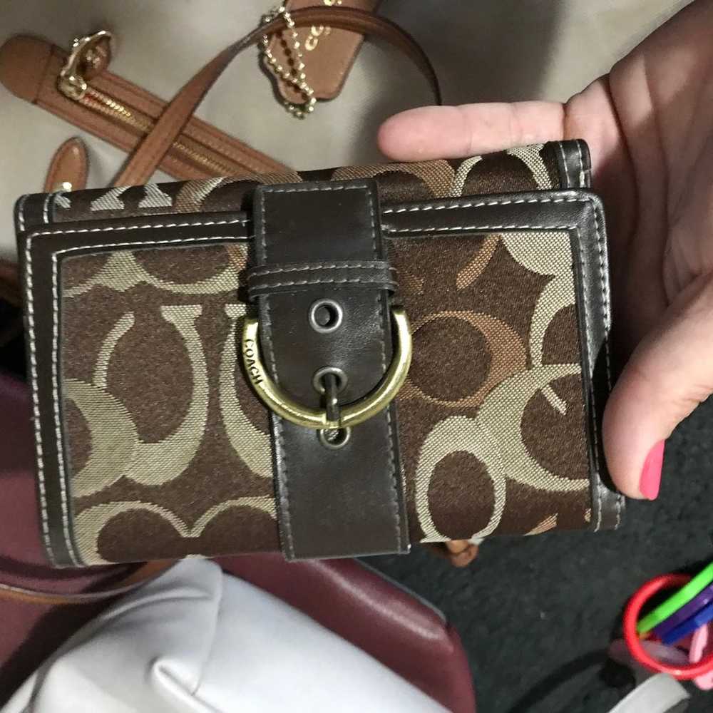Coach purse with wallet - image 5
