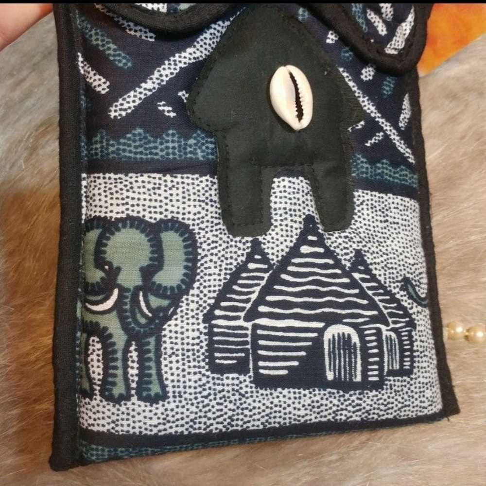 Boho Elephant Small Festival Crossbody Bag Cotton… - image 9