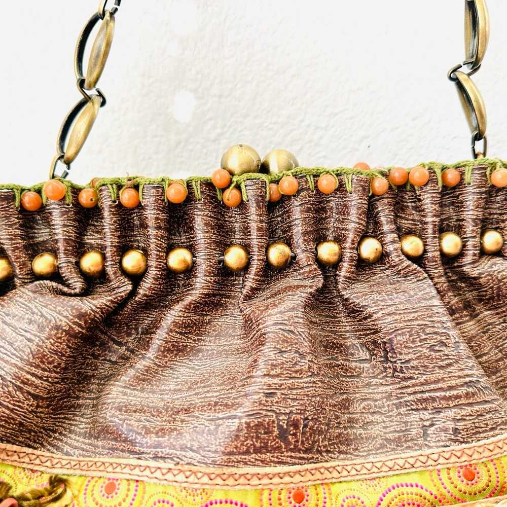 Vintage Mary Frances Embellished Boho Bag, Rare W… - image 9
