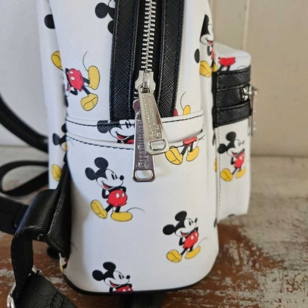 Disney Loungefly Mickey Mouse Mini Backpack Used … - image 4