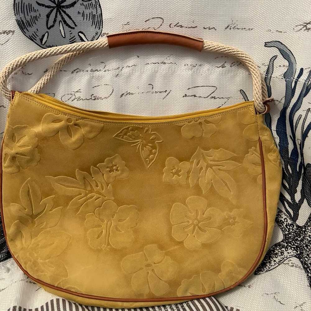 Claudia Firenze Leather Satchel Bag Vintage - Gem