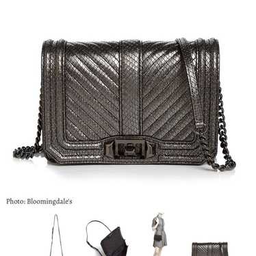 Rebecca Minkoff bag chevron love quilted bag - image 1