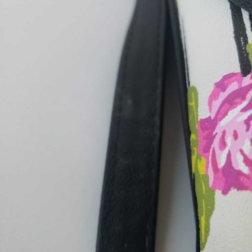 Betsy Johnson Pink Roses & Stripes Shoulder Cross… - image 12