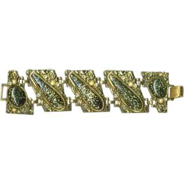 WIDE Confetti LUCITE Bracelet - image 1