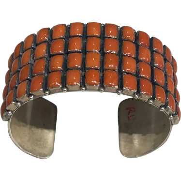 Coral Cuff Bracelet by Don Lucas - image 1