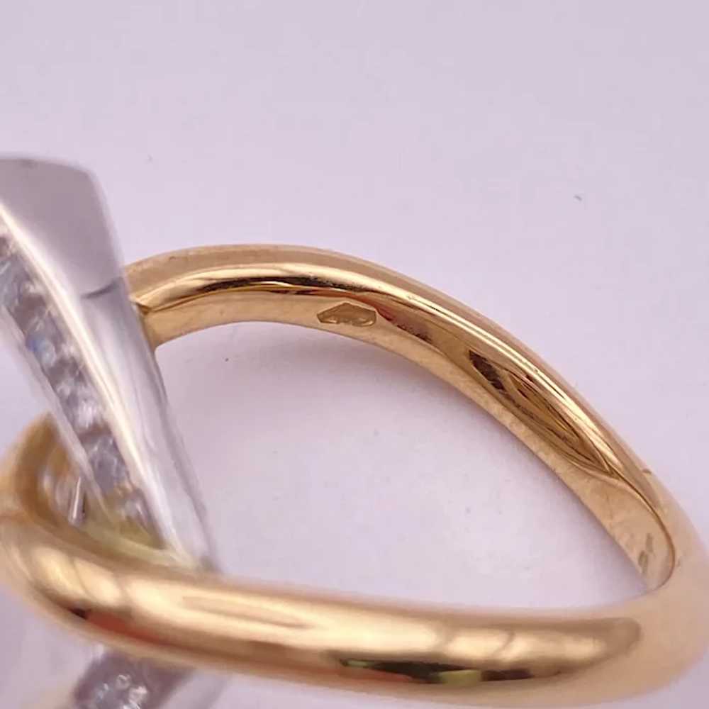 Talento Italiano Designer Ring 18K Two-Tone Gold … - image 7