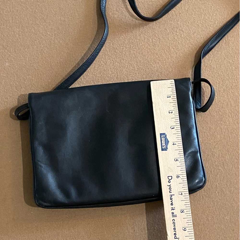 Vtg Paloma Picasso Leather Purse 3 X's Shoulder B… - image 11